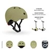 SCOOTANDRIDE Kask S-M dla dzieci 3+ Olive