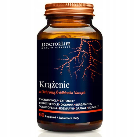  Doctor Life Krążenie z ochroną śródbłonka naczyń suplement diety 60 kaps.