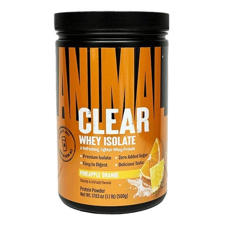 Animal Clear Whey Isolate odżywka białkowa 500 g smak pomarańcz - ananas