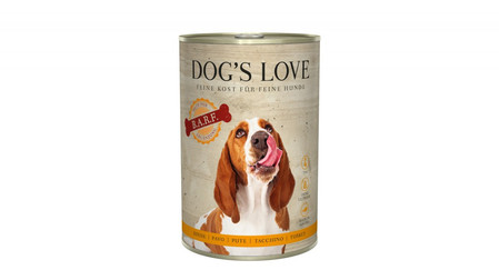 Zestaw 10x DOG'S LOVE BARF Pure Pute - indyk czysty (400g)