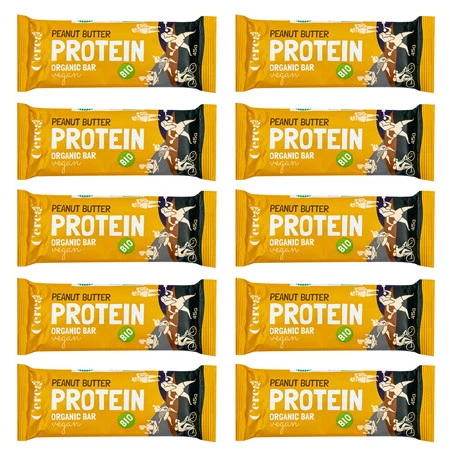 Zestaw 10x Baton proteinowy Peanut Butter BIO 45g
