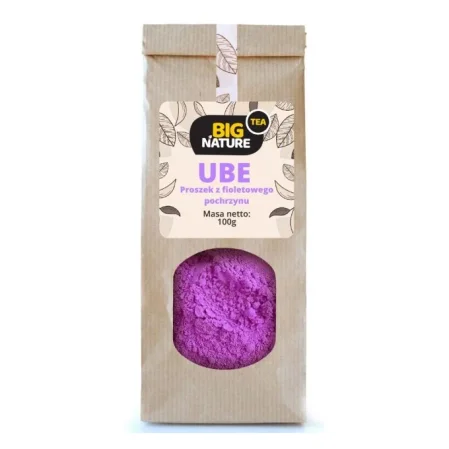 Big Nature Purple Yam Ube Powder 100g Fioletowy Pochrzyn Proszek