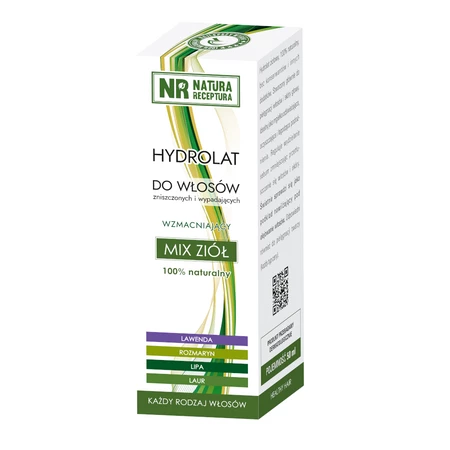 Natura Receptura − Hydrolat do włosów mix ziół − 50 ml