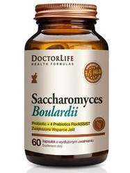 DoctorLife Saccharomyces Boulardii suplement diety wspierający jelita 60 kaps.