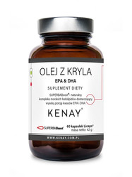 KENAY Superba Boost Olej z Kryla kwasy tłuszczowe EPA i DHA na wsparcie serca, mózgu i wzroku 60 kaps.