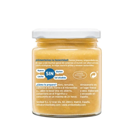 Smileat, Słoiczek z BIO warzywami i morszczukiem 6m+, 230 g