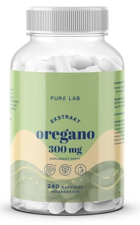 Pure Lab Ekstrakt z oregano 300 mg, 240 kaps