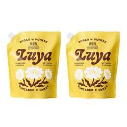 Zestaw: 2x Luya - Mydło do rąk w płynie Rumianek i Owies Refill 800ml