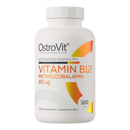 OstroVit Witamina B12 Metylokobalamina 100 µg 120 tabl