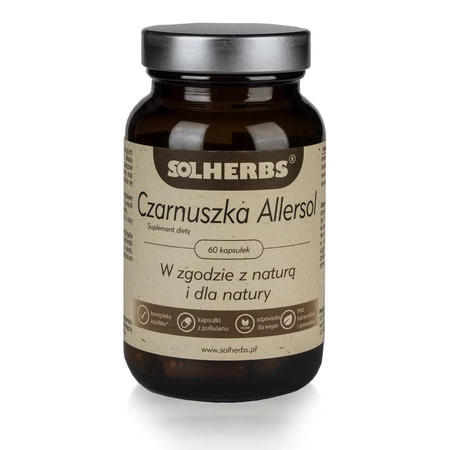 CZARNUSZKA ALLERSOL 60 KAPSUŁEK - SOLHERBS