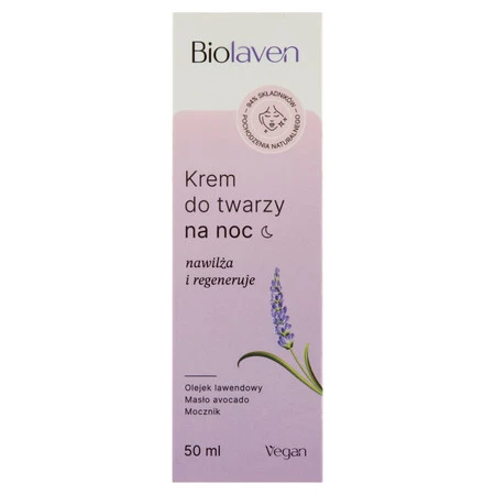 Biolaven Organic - Krem do twarzy na noc - 50 ml 