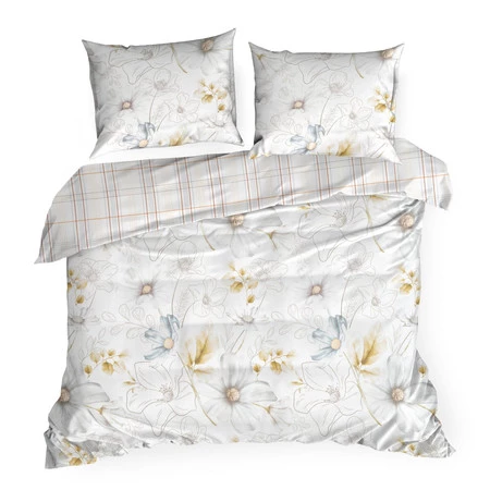 Pościel D91 Lea 09 160 x 200 cm, Biały