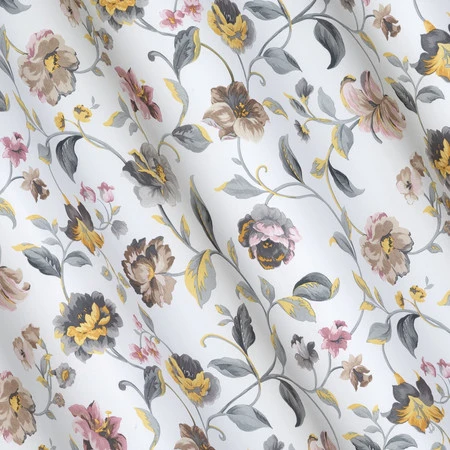 ZASŁONA GOTOWA KRISTAL 140 X 250 CM BIAŁY