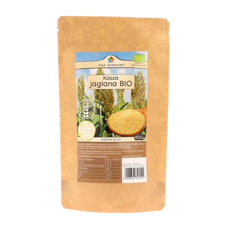 Pięć Przemian Kasza jaglana BIO bezglutenowa 900 g