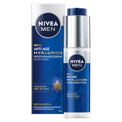 Men Hyaluron przeciwzmarszczkowy żel do twarzy 50ml