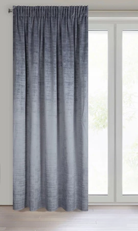 ZASŁONA GOTOWA DARIA NA TAŚMIE 140 X 270 CM STALOWY