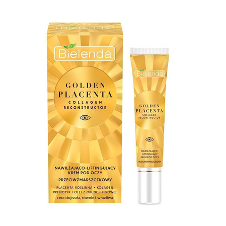 Bielenda Golden Placenta Nawilżająco - Liftingujący Krem pod oczy przeciwzmarszczkowy 15ml