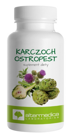 ALTER MEDICA Karczoch + Ostropest na wsparcie trawienia 60 kaps.