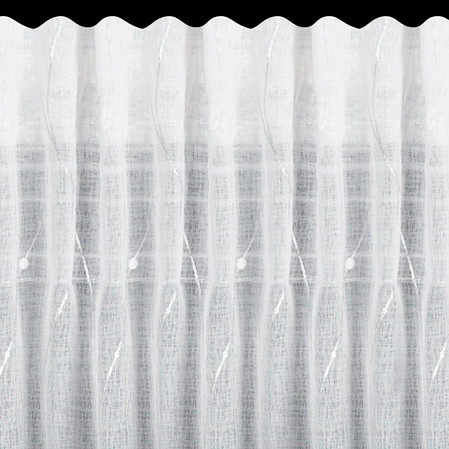 FIRANA GOTOWA ARLENA NA TAŚMIE 140 X 270 CM BIAŁY