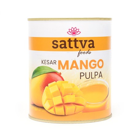 Sattva - Pulpa z mango kesar 850 g