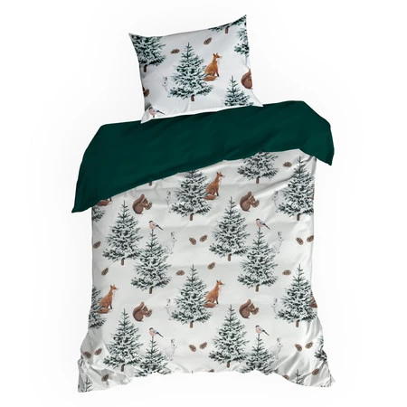 Komplet pościeli świątecznej 160x200 cm z mikrowłókna, Roland