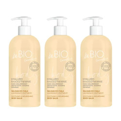 Zestaw: 3x beBIO balsam do ciała Hyaluro bioOdżywienie 350ml