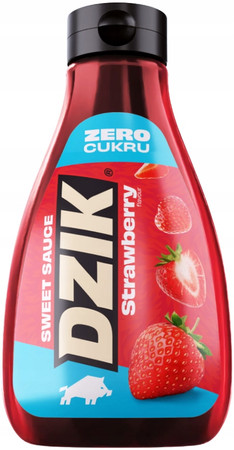 WK DZIK Sos Zero Strawberry truskawkowy 425 ml