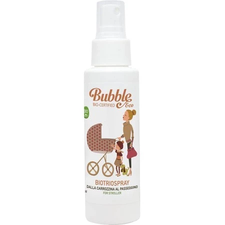 Bubble and CO, Naturalny Spray Relaksujący do Ubrań i Tkanin dla Dzieci Nieprzyjemny dla Owadów, 100ml