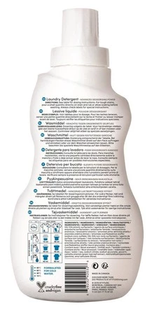 Attitude, Płyn do prania, Kwiaty Polne (Wildflowers) 35 prań, 1050 ml