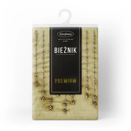 OBRUS ROYAL 3 35 X 220 CM ZŁOTY