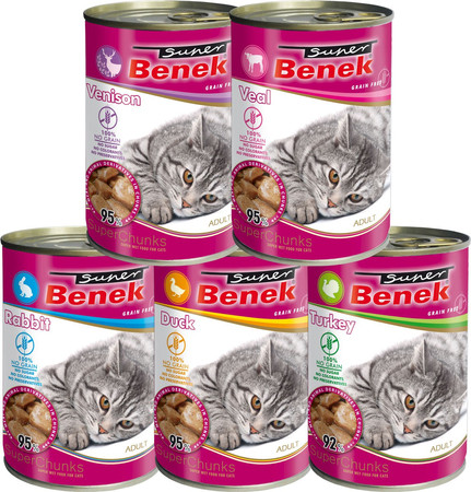 SUPER BENEK Adult Dziczyzna w sosie bez zboż 415g