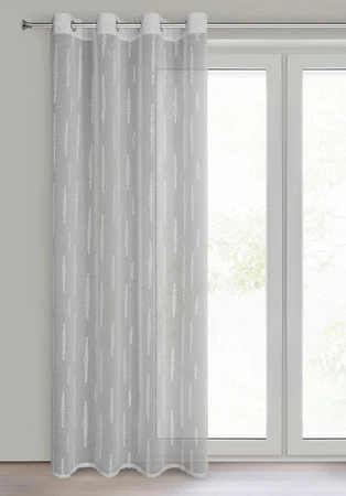 ZASŁONA GOTOWA ALENI 140 X 250 CM SREBRNY