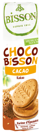 CIASTKA MARKIZY ORKISZOWE Z KREMEM KAKAOWYM BIO 300 g - BISSON