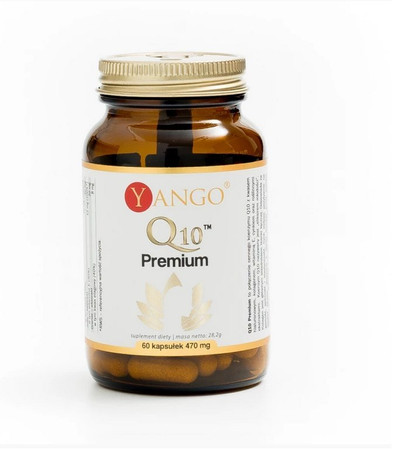 Yango Q10 Premium TM koenzym Q10, kolagen typu I i III 60 kaps.