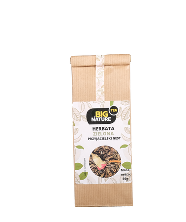 Big Nature Herbata Zielona Przyjacielski Gest 50g