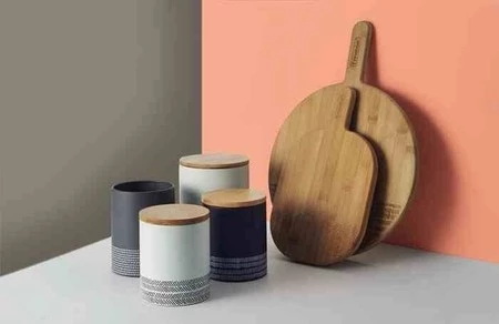 TYP - Pojemnik kuchenny M, czarny, Monochrome