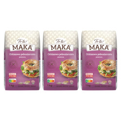Zestaw 3x ToTa! Mąka orkiszowa pełnoziarnista typ 2000 - 1 kg
