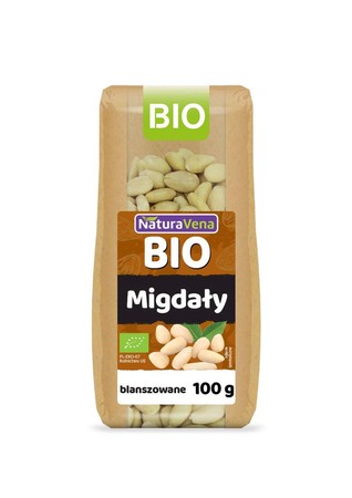 MIGDAŁY BLANSZOWANE BIO 100 g - NATURAVENA