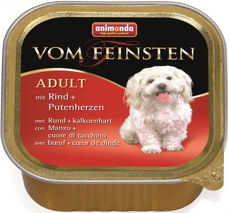 ANIMONDA Vom Feinsten ADULT Wołowina Serca Indyka 150g