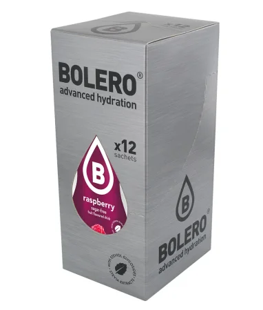 Zestaw Bolero Raspberry (Malinowy) 12 szt. x 9 g napój w proszku bez cukru