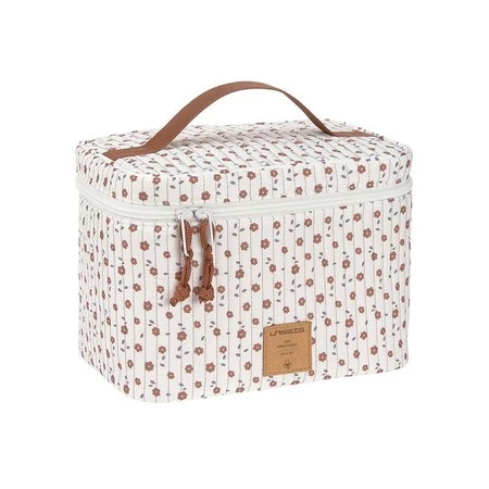 Lassig Casual Label Kuferek podróżny na akcesoria Flowers white