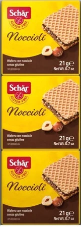 Schar − Noccioli, wafelki orzechowe bezglutenowe − 63 g