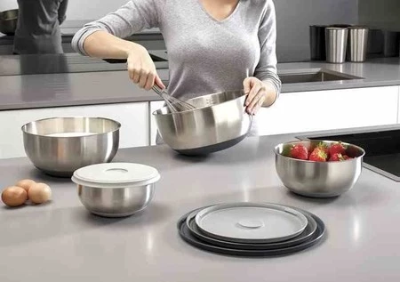 JJ - Zestaw misek z pokrywkami 8el. Nest™Prep&Stor