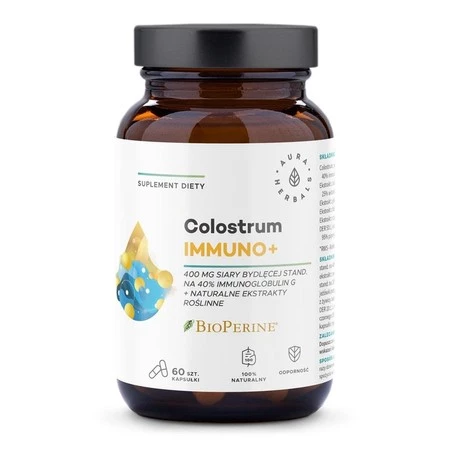 Aura Herbals Colostrum Immuno + Bioperine 60 szt