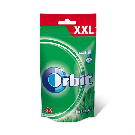 Orbit − Spearmint, miętowa guma do żucia XXL − 42 szt.