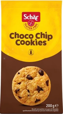 Choco chip cookie- ciastka z czekoladą BEZGL. 200 g