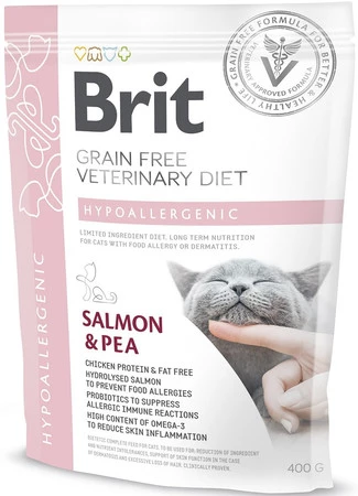BRIT GF Veterinary Diet HYPOALLERGENIC Cat 400g