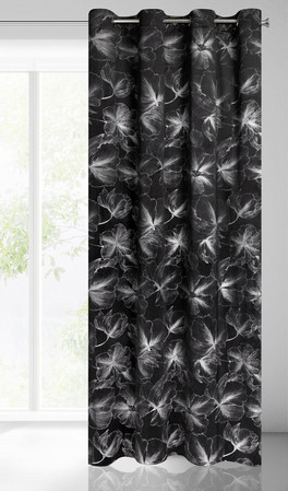 ZASŁONA GOTOWA STELLA 140 X 250 CM CZARNY