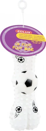 ZOLUX Kość Piłka Nożna Foot Bone zabawka winylowa 15cm