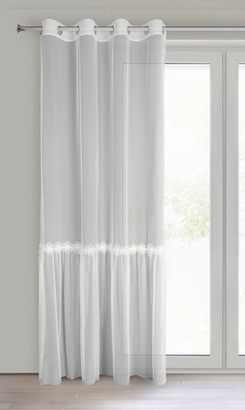 FIRANA GOTOWA ALISON 140 X 250 CM BIAŁY